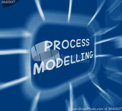 Image of Process Modelling Diagram Displays Representing Business Process