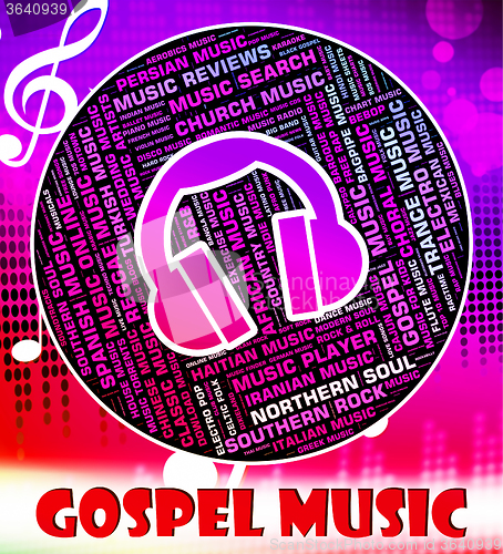 Image of Gospel Music Means New Testament And Christian