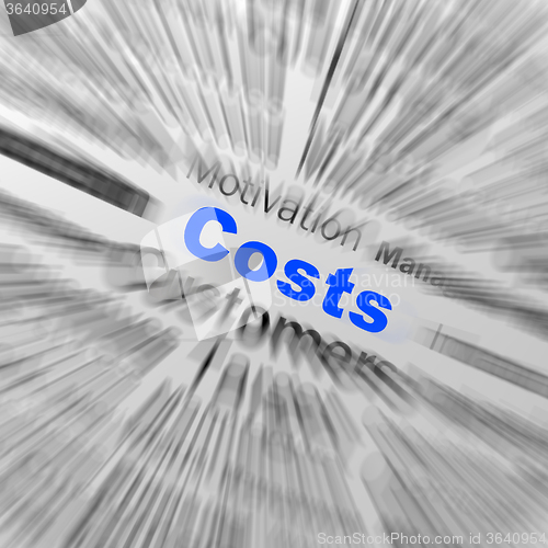 Image of Costs Sphere Definition Displays Financial Management Or Costs R