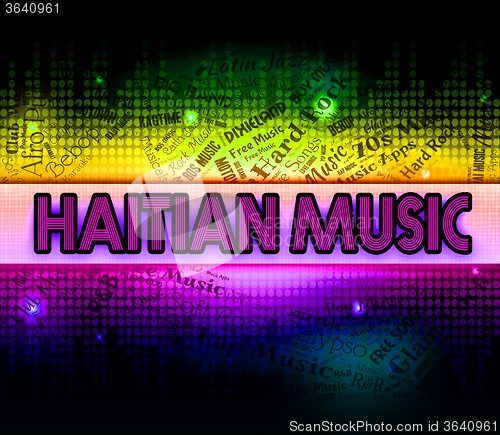 Image of Haitian Music Means Sound Track And Audio