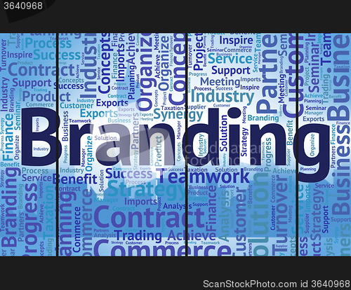 Image of Branding Word Means Company Identity And Brands