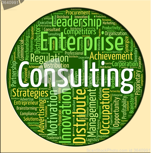 Image of Consulting Word Indicates Seek Information And Confer