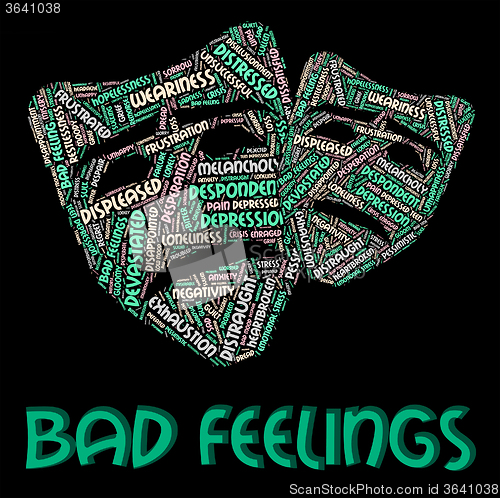 Image of Bad Feelings Represents Ill Will And Animosity