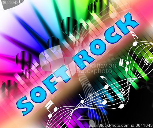 Image of Soft Rock Shows Sound Track And Light