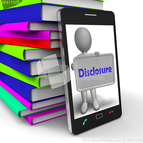 Image of Disclosure Phone Shows Acknowledging Revealing Or Confessing