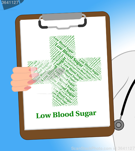 Image of Low Blood Sugar Shows Poor Health And Afflictions