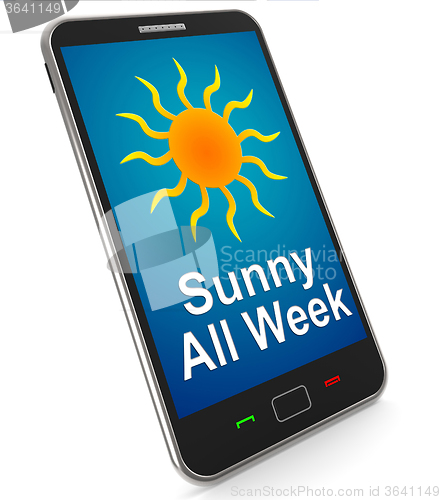 Image of Sunny All Week On Mobile Means Hot Weather