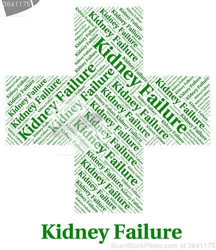 Image of Kidney Failure Shows Lack Of Success And Affliction