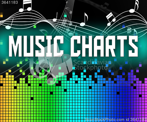 Image of Chart Music Represents Sound Track And Charts