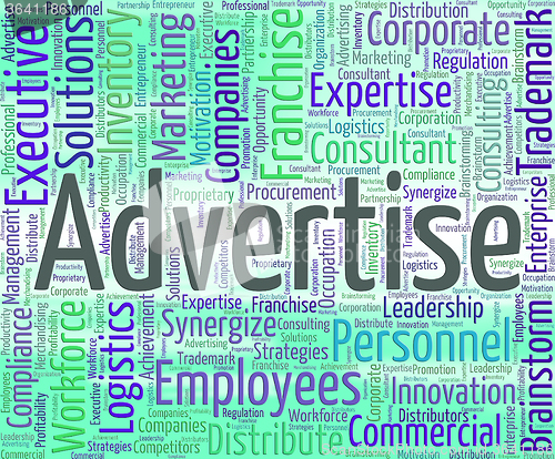 Image of Advertise Word Indicates Advertising Promotion And Ads