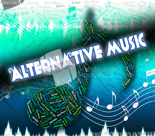 Image of Alternative Music Indicates Sound Tracks And Acoustic