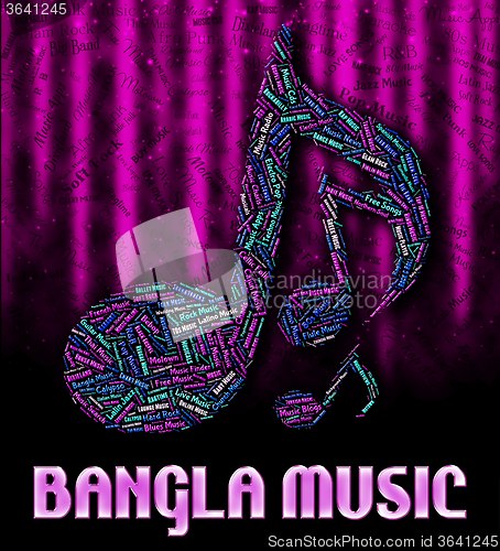 Image of Bangla Music Means Sound Track And Harmony