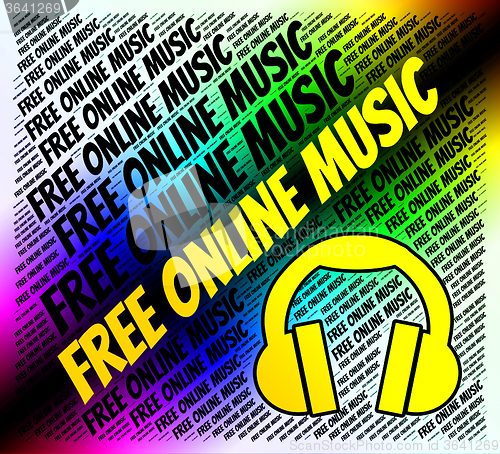 Image of Free Online Music Indicates Sound Track And Acoustic