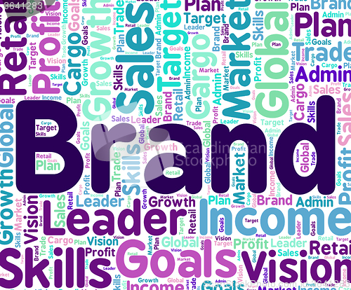 Image of Brand Word Means Company Identity And Brands