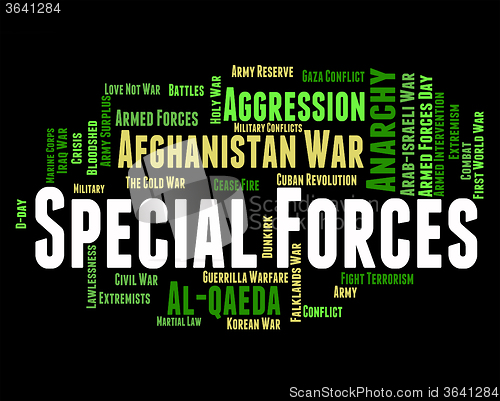 Image of Special Forces Means Military Action And Covert