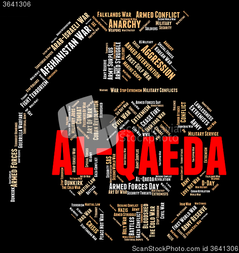 Image of Al-Qaeda Word Indicates Freedom Fighter And Al-Qaida