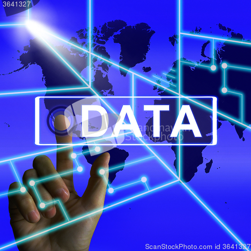 Image of Data Screen Infers an International or Worldwide Database