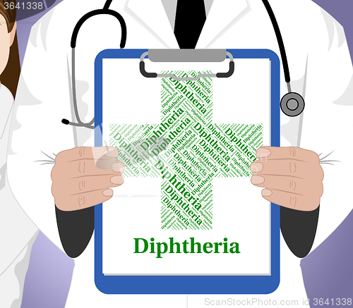 Image of Diphtheria Word Means Corynebacterium Diphtheriae And Ailment