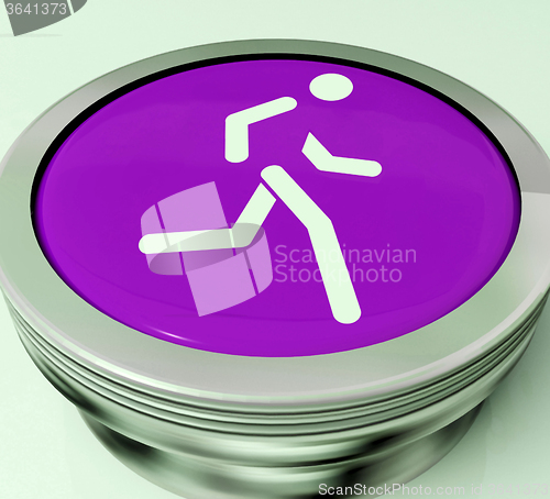 Image of Runner Switch Means Race Or Getting Fit