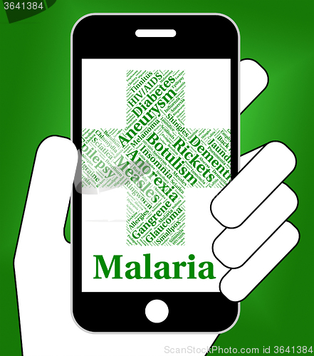 Image of Malaria Disease Indicates Disorders Malady And Infirmity