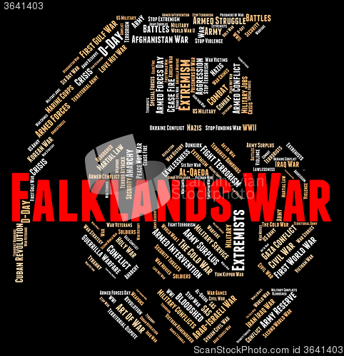 Image of Falklands War Represents Military Action And Battle