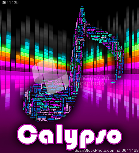 Image of Calypso Music Indicates Caribbean Song And Calypsos