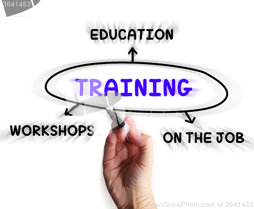Image of Training Diagram Displays Workshops Groundwork And Educating