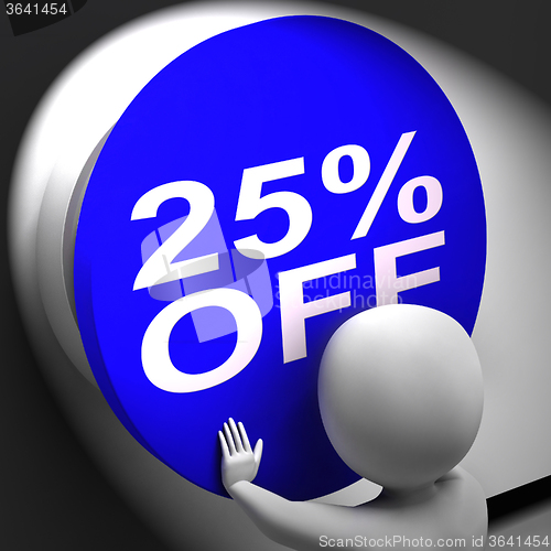 Image of Twenty-Five Percent Off Pressed Shows 25 Price Reduction