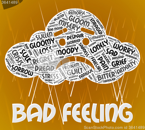 Image of Bad Feeling Indicates Ill Will And Animosity