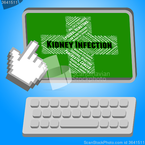 Image of Kidney Infection Indicates Ill Health And Ailment