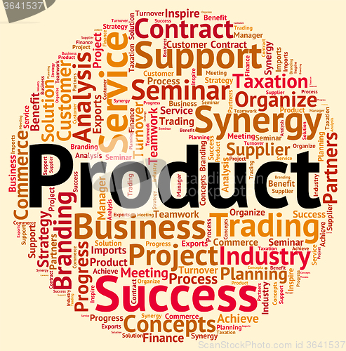 Image of Product Word Represents Stock Stocks And Words