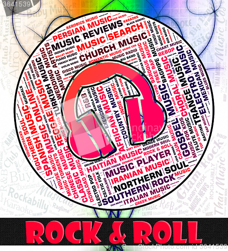 Image of Rock And Roll Represents Sound Track And Acoustic
