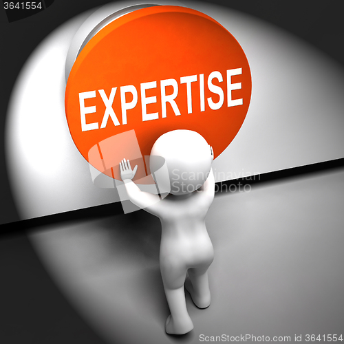 Image of Expertise Pressed Means Skilled Specialist And Proficiency