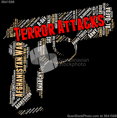 Image of Terror Attacks Shows Terrorist Incidents And Fear