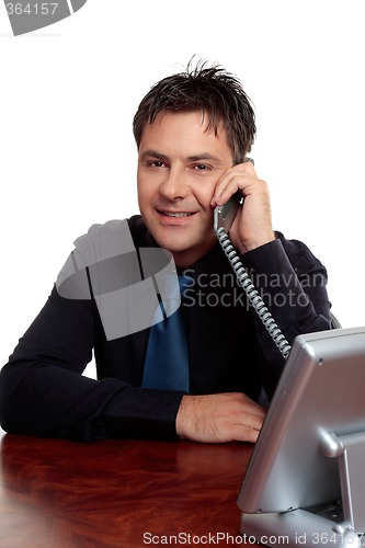 Image of Businessman on the phone