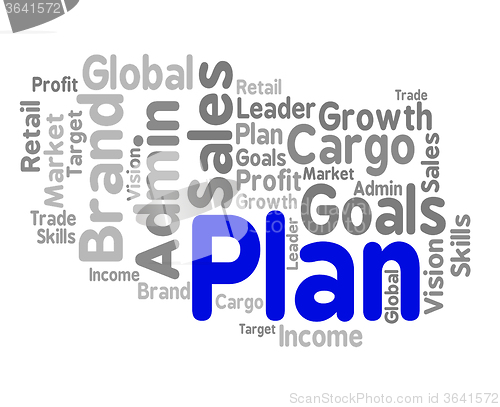 Image of Plan Word Means Planning Schedule And Project