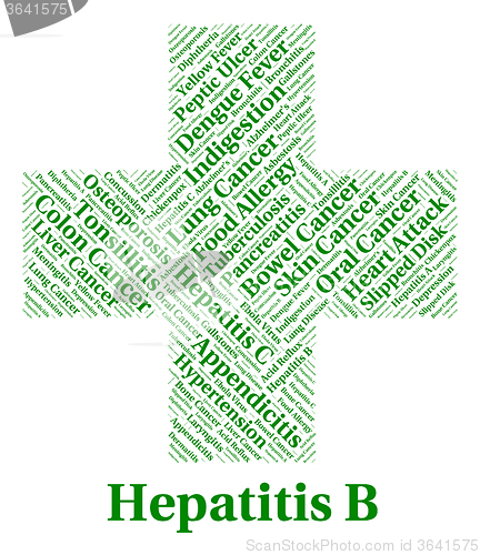 Image of Hepatitis B Shows Ill Health And Afflictions
