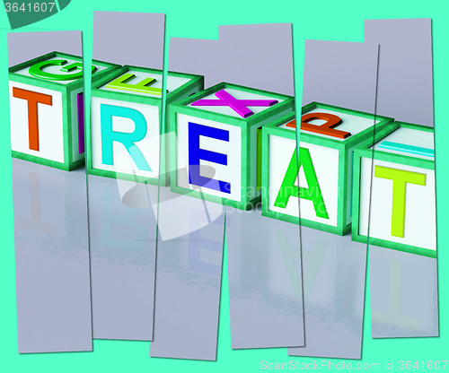 Image of Treat Word Mean Special Occurrence Or Gift