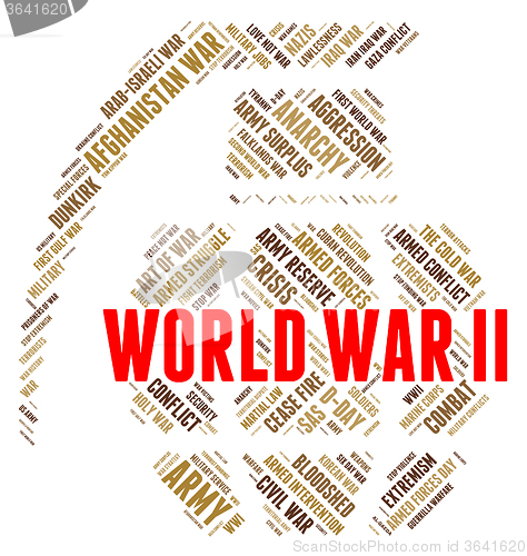 Image of World War Ii Shows Skirmish Fight And Fights