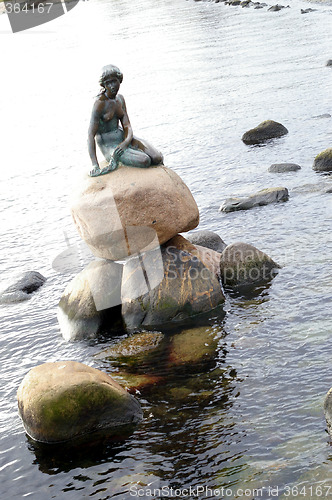 Image of The litle mermaid in Copenhagen
