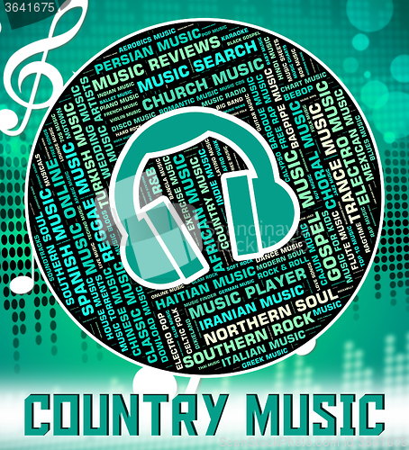 Image of Country Music Shows Sound Track And Audio