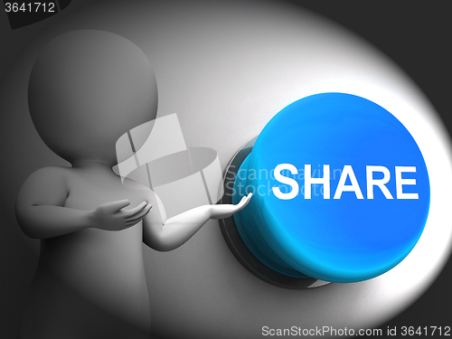 Image of Share Pressed Means Sharing Recommending And Feedback