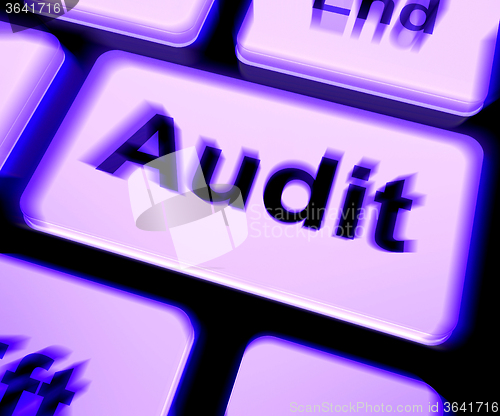 Image of Audit Keyboard Shows Auditor Validation Or Inspection