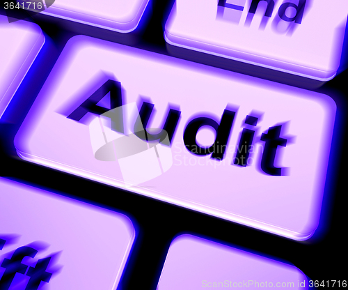Image of Audit Keyboard Shows Auditor Validation Or Inspection