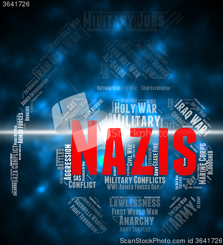 Image of Nazis Word Means National Socialism And Antisemitism