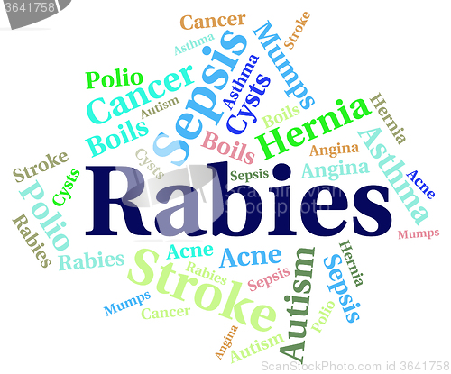 Image of Rabies Word Means Ill Health And Afflictions