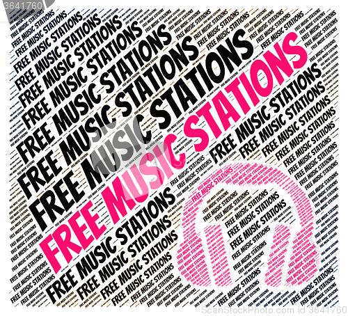 Image of Free Music Stations Represents Satellite Radio And Internet