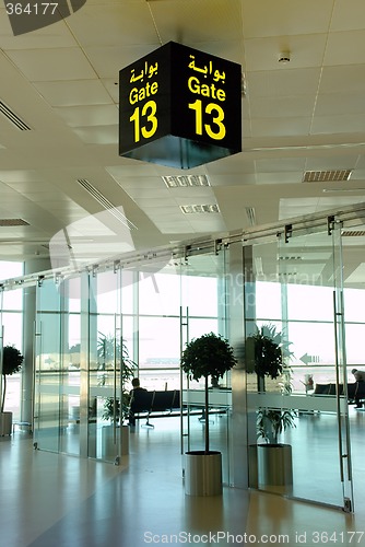 Image of Airport gate 13