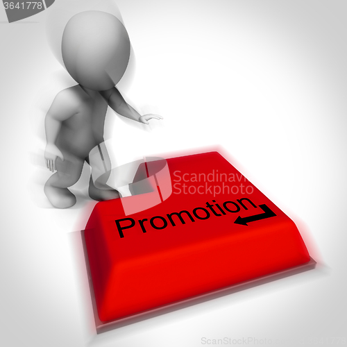 Image of Promotion Keyboard Shows Higher And Better Job Position