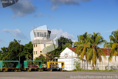 Image of Rural Asian airport control tower